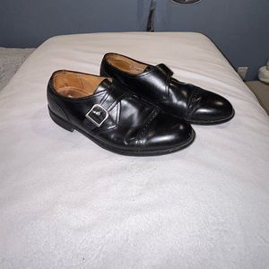 9 1/2 Florsheim Imperial Black Button over dress shoes